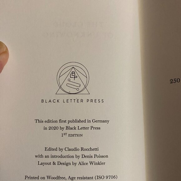 NEW HARD COVER BOOK "THE CLOUD OF UNKNOWING" LIMITED EDITION 1st EDITION - Picture 8 of 8